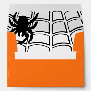 Halloween Spider Web Envelope