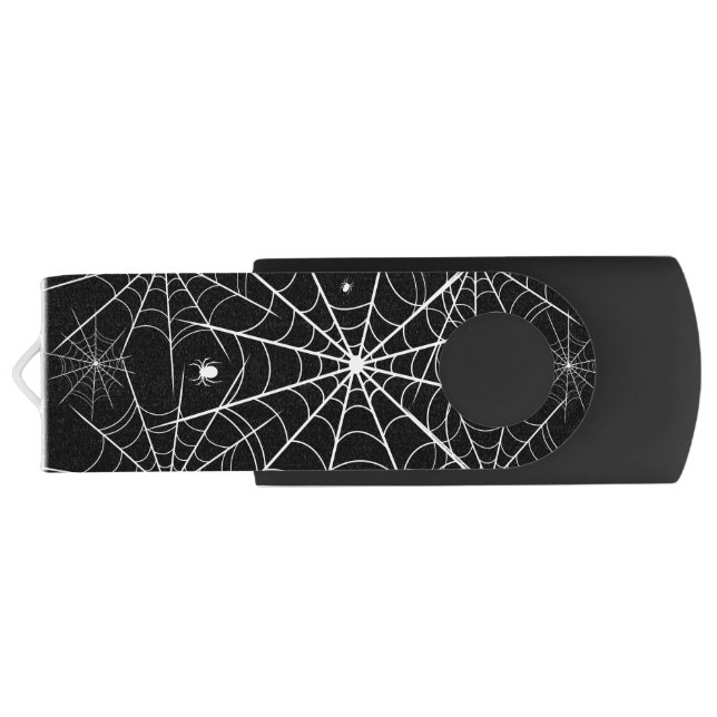 Halloween Spider Web Flash Drive (Back)