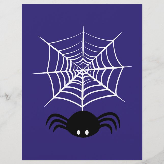 Halloween Spider Web  Flyer (Front)