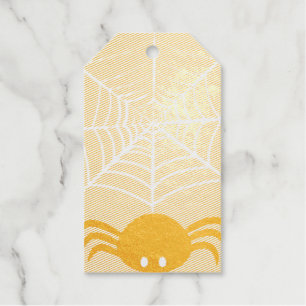 Halloween Spider Web Foil Gift Tags