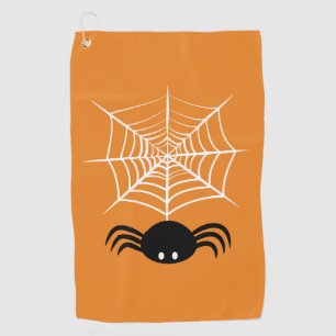 Halloween Spider Web Golf Towel
