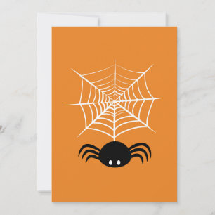 Halloween Spider Web Holiday Card