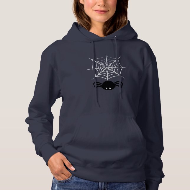 Halloween Spider Web  Hoodie (Front)