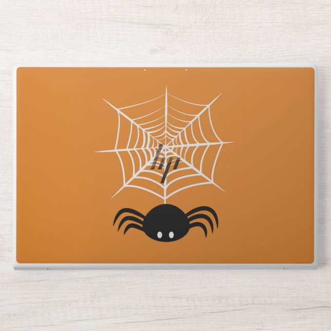 Halloween Spider Web  HP Laptop Skin (Front)