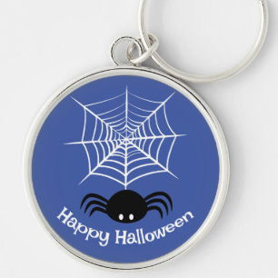 Halloween Spider Web Keychain