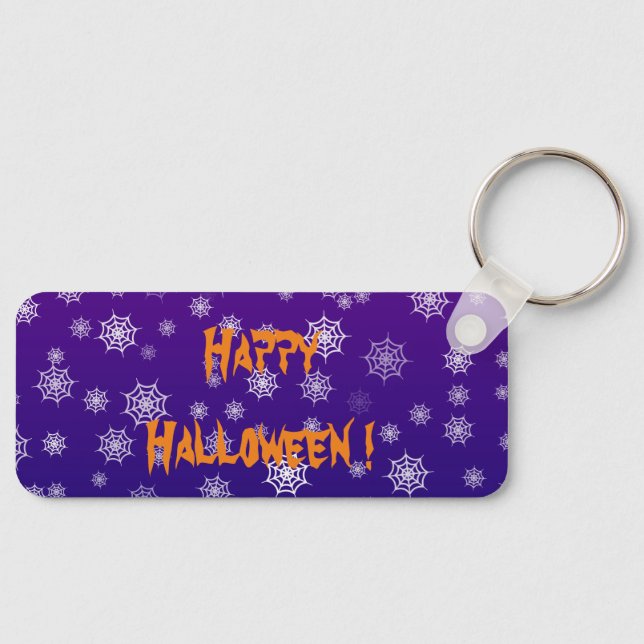 Halloween Spider Web Keychain (Front)