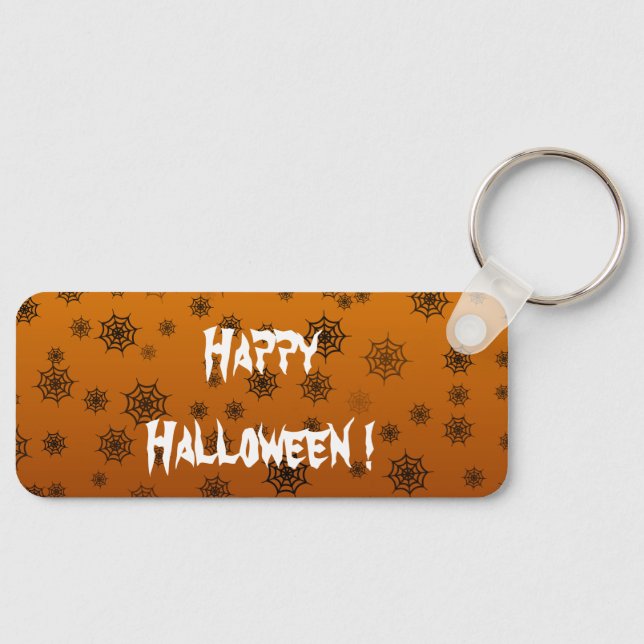 Halloween Spider Web Keychain (Front)