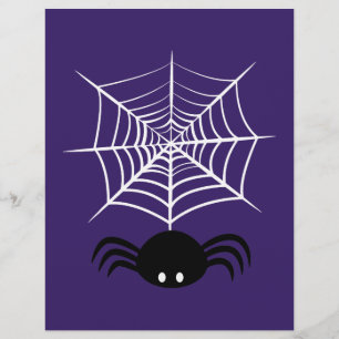 Halloween Spider Web Letterhead