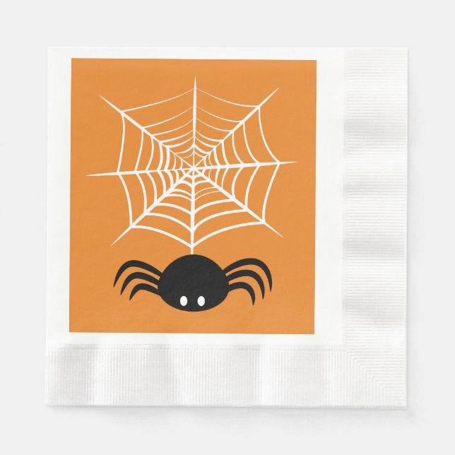 Halloween Spider Web  Napkins (Front)