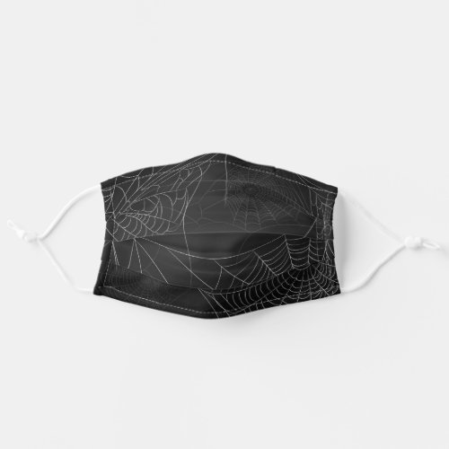 Halloween Spider Web Pattern Adult Cloth Face Mask