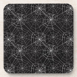 Halloween Spider Web Pattern Coaster