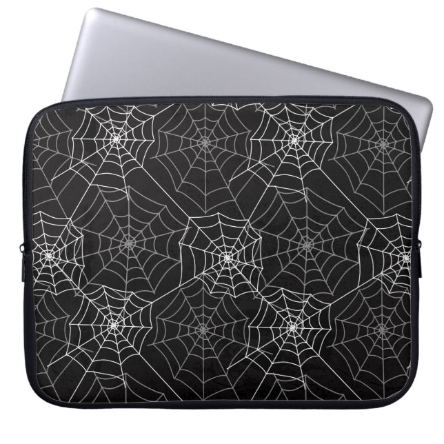 Halloween Spider Web Pattern | Laptop Sleeve (Front)