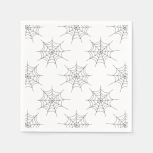 Halloween Spider Web Pattern Paper Napkins
