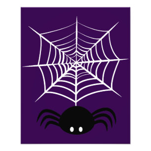 Halloween Spider Web Photo Print