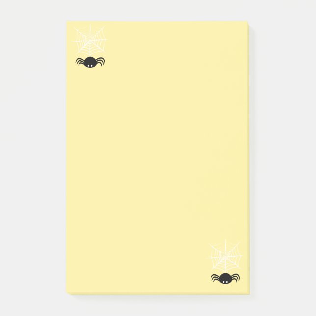 Halloween Spider Web  Post-it Notes (Front)