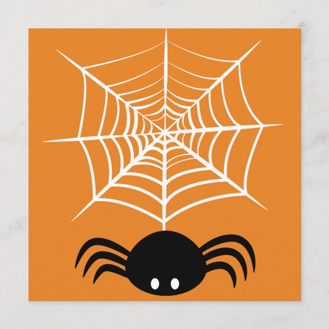 Halloween Spider Web  Program (Front)
