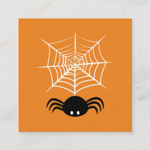 Halloween Spider Web Referral Card