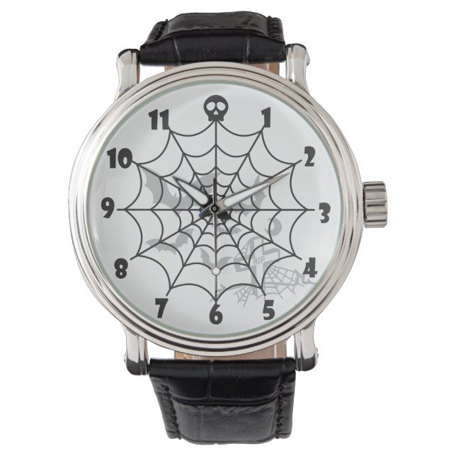 Halloween Spider Web RIP TR Watch (Front)