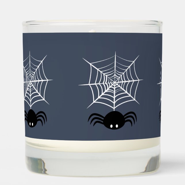 Halloween Spider Web  Scented Candle (Front)