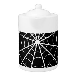 Halloween Spider Web Teapot