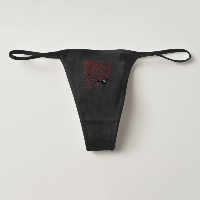 ANIMAL PRINT TWO PIECE SPIDER THONG SET main image 1
