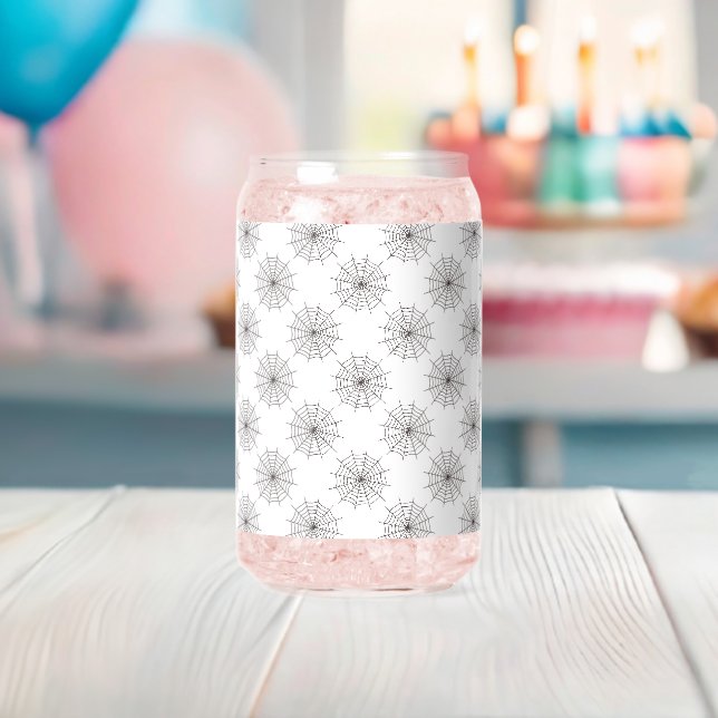 Halloween, Spider Web, Trick Or Treat, Boo Can Glass (Insitu (Baby Shower))