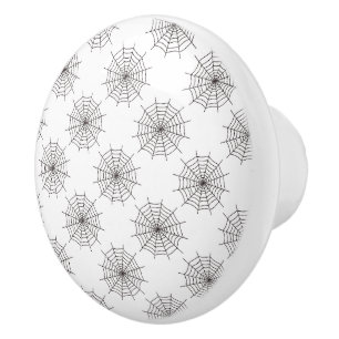 Halloween, Spider Web, Trick Or Treat, Boo Ceramic Knob
