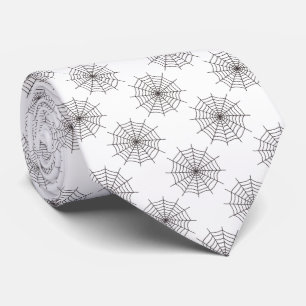 Halloween, Spider Web, Trick Or Treat, Boo Neck Tie