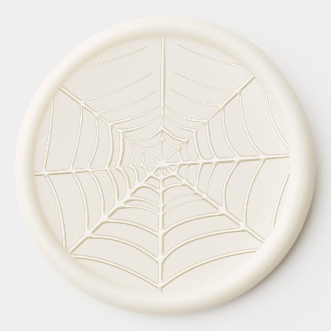 Halloween Spider Web  Wax Seal Sticker (Front)