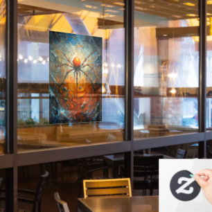 Halloween Spider Window Cling