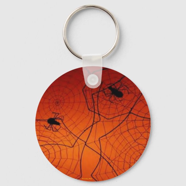 Halloween Spiders Keychain (Front)