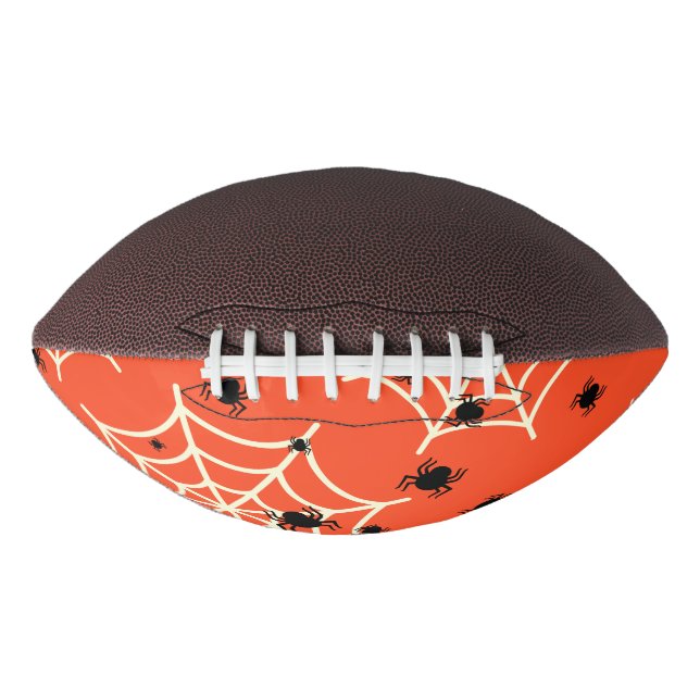 Halloween Spiders on Web Football (Front)