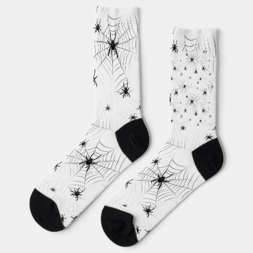 Halloween Spiders Socks