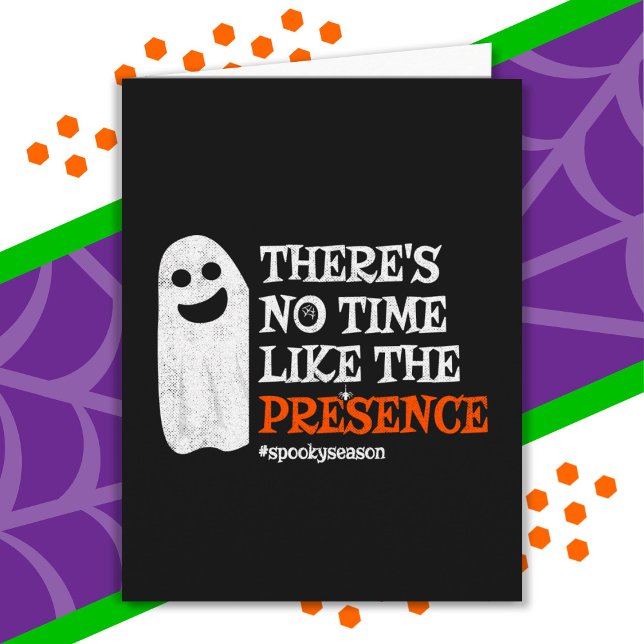 Halloween Spirit Happy Ghost Funny Halloween Card (Creator Uploaded)