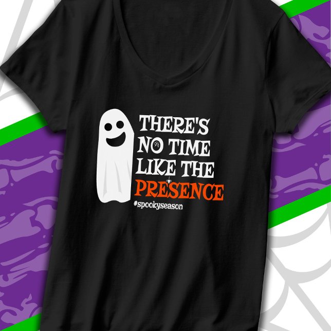 Halloween Spirit Happy Ghost Funny Halloween T-Shirt (Creator Uploaded)