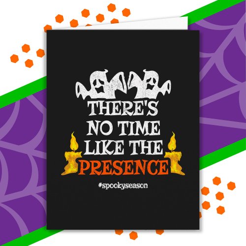 Halloween Spirit Scary Ghosts Funny Halloween Card