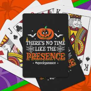 Halloween Spirit Spooky Pumpkin Funny Halloween Poker Cards