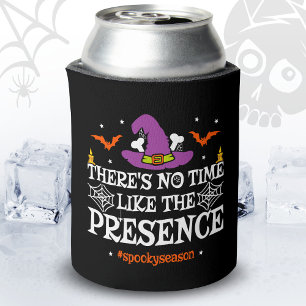 Halloween Spirit Spooky Witch Hat Funny Halloween Can Cooler