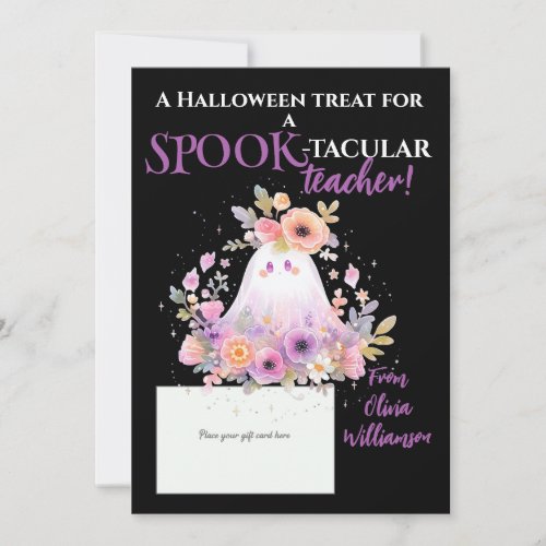 Halloween Spook_Tacular Teacher Gift Card Holder