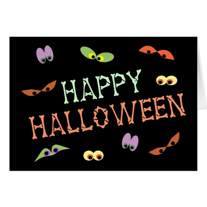 Halloween Spooks Holiday Card