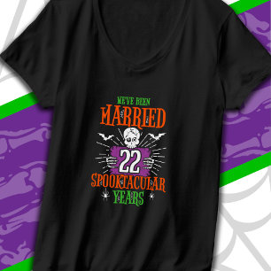 Halloween Spooktacular 22nd Wedding Anniversary T-Shirt