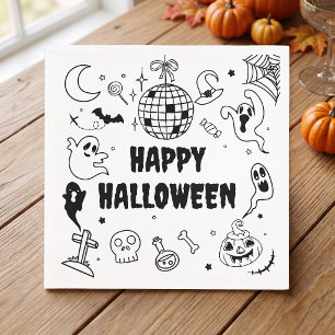 Halloween Spooktacular Costume Kids Birthday Party Napkins