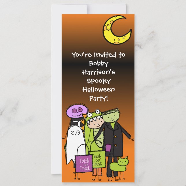 Halloween Spooktacular Custom Invitation (Front)
