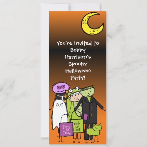 Halloween Spooktacular Custom Invitation