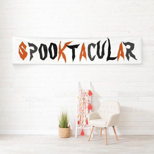 Halloween Spooktacular Party Banner