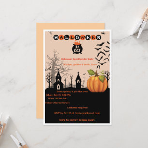 Halloween Spooktacular Party Invitation
