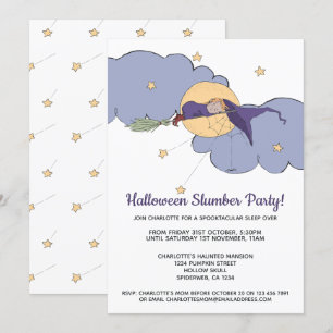 Halloween Spooktacular Slumber Party Invitation