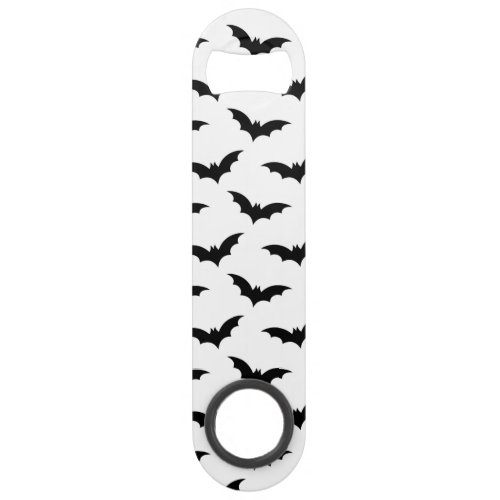Halloween Spooky Bat Decoration Pattern Bar Key