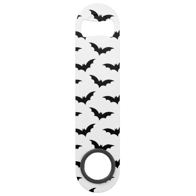 Halloween Spooky Bat Decoration Pattern Bar Key (Front)