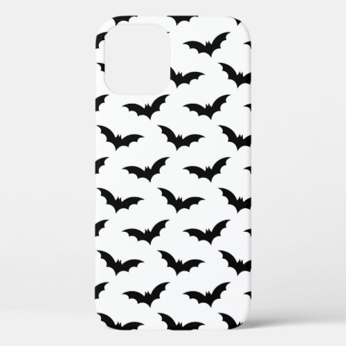 Halloween Spooky Bat Decoration Pattern iPhone 12 Case